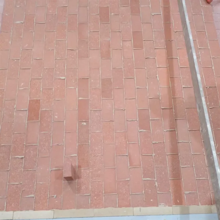 refractory bricks placement